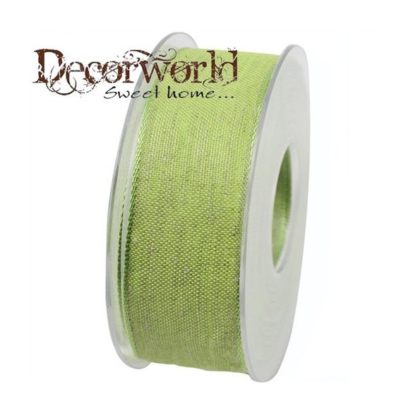 Szalag Botswana. textil 40mmx10m zöld