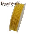 Zsinór textil 2mmx10m sárga