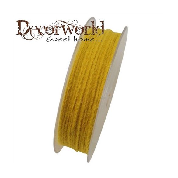 Zsinór textil 2mmx10m sárga
