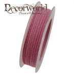 Zsinór textil 2mmx10m rózsaszín