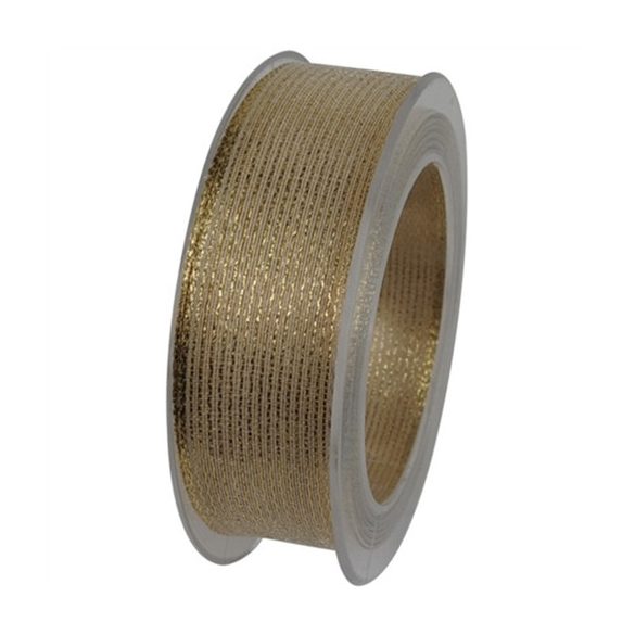 Szalag textil 40mmx10m arany