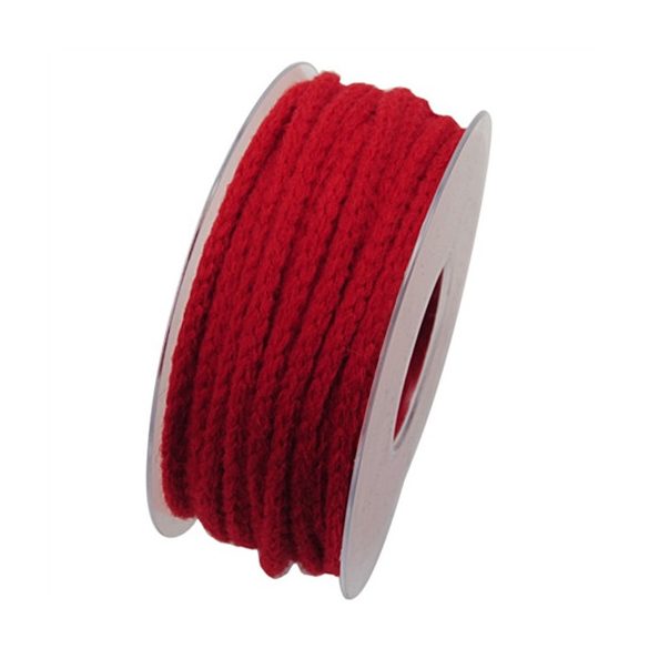 Zsinór textil 6mmx10m piros