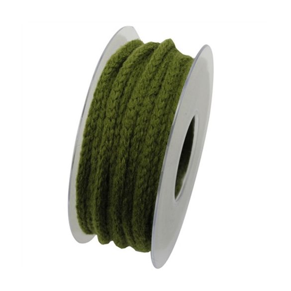 Zsinór textil 6mmx10m zöld