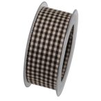 Szalag kockás textil 40mmx10m barna