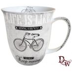 Ambiente bögre 0.4 L Life Is Like Grey