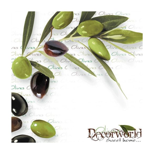 PPD Szalvéta 33x33cm Green Olives  20db