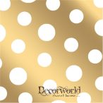 PPD Szalvéta 33x33cm Spot Gold  20db