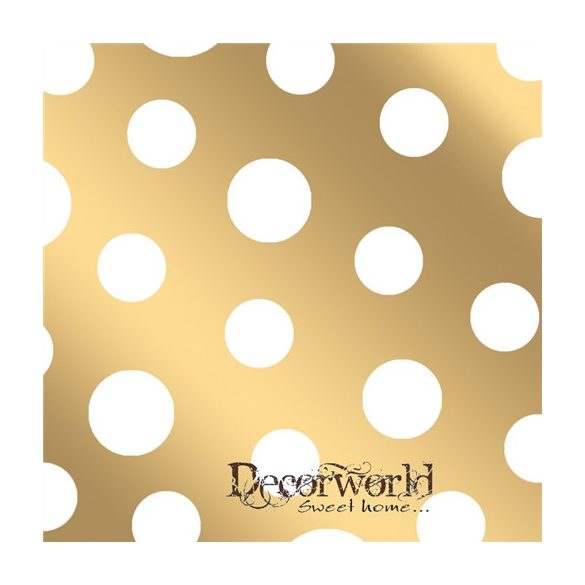 PPD Szalvéta 33x33cm Spot Gold  20db