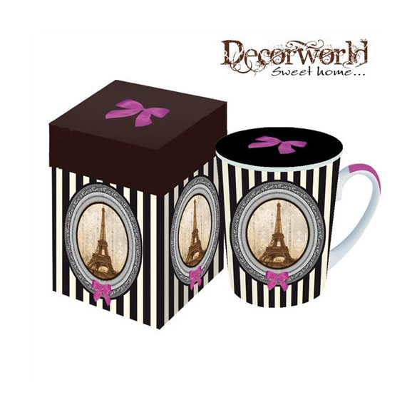 PPD Bögre fedővel díszdobozban Paris Deluxe