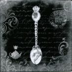 PPD Szalvéta 33x33cm Elegant Tea Black  20db