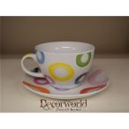   PPD Cappucino csésze szett/2 alátéttel díszdobozban Loops Mix