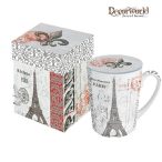 PPD Bögre fedővel díszdobozban Tea Mug Paris