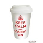 PPD Coffee to Go Becher Keep Calm and carry on