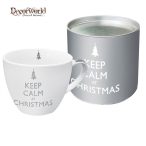 PPD Bögre díszdobozban nagy Keep Calm Christmas Platinum