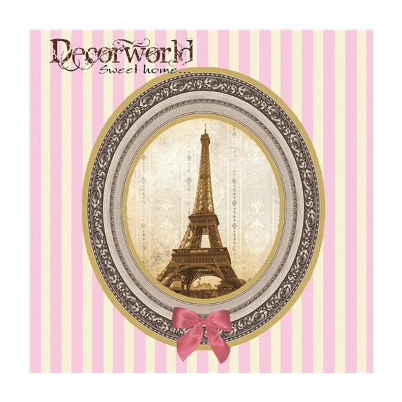 PPD Szalvéta 33x33cm Paris Deluxe creme rose  20db