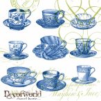 PPD Szalvéta 33x33cm Teacups Monaco  20db