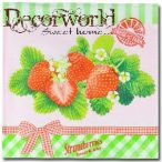 PPD Szalvéta 33x33cm Delicious Strawberries rosé  20db