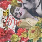 PPD Szalvéta 33x33cm  20/cs Vintage Kiss