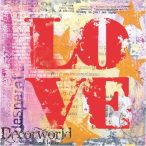 PPD Szalvéta 33x33cm Love Graffiti