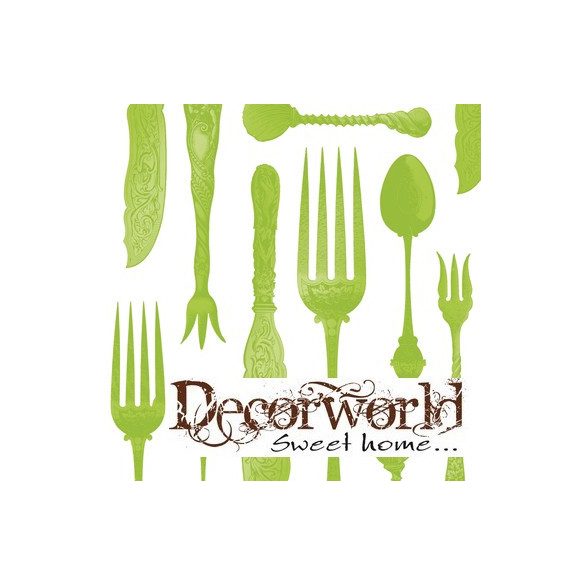 PPD Szalvéta 33x33cm Tableware Embossed  hot lime