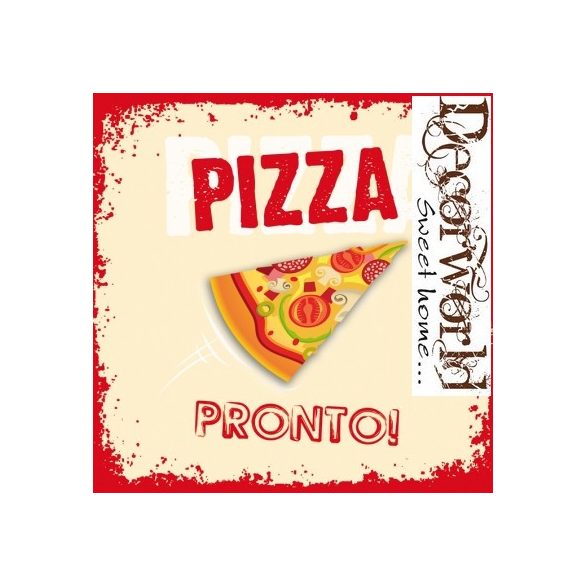 PPD Szalvéta 33x33cm Pizza Pronto!  15 db
