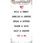 PPD Bistro Szalvéta You & Me white 33x33cm 10db