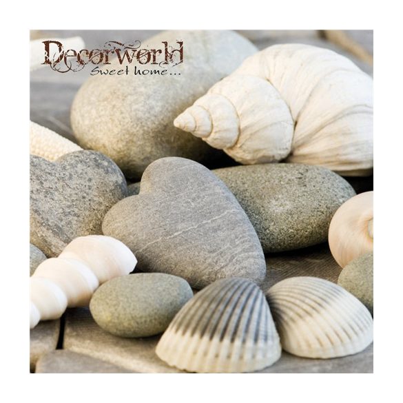 PPD Szalvéta 33x33cm Shells & Stones  20db