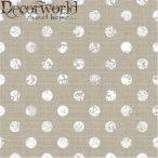 PPD Szalvéta 33x33cm Fashion Dots taupe white  20db