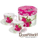   PPD Cappucino csésze szett/2 alátéttel díszdobozban Rozier