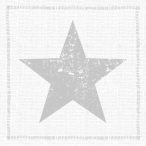 PPD Szalvéta 33x33cm Star Fashion silver  20db