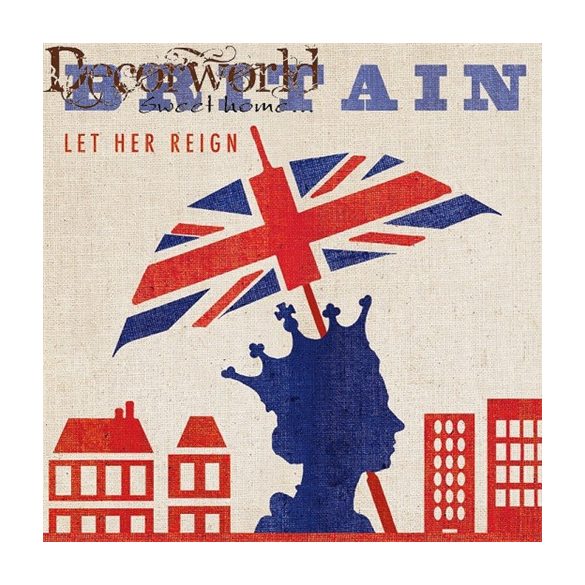 PPD Szalvéta 33x33cm Let her Reign  20db