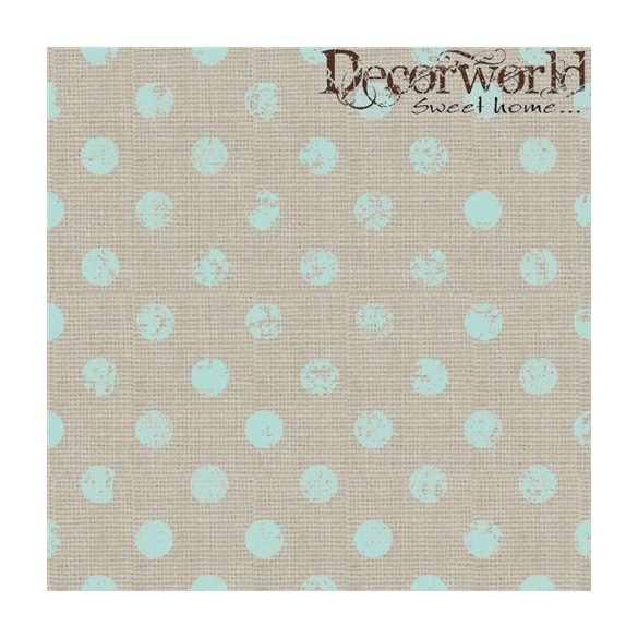 PPD Szalvéta 33x33cm Fashion Dots taupe mint