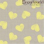 PPD Szalvéta 33x33cm Fashion Hearts taupe yellow