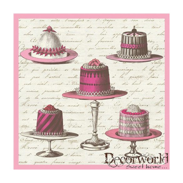 PPD Szalvéta 33x33cm Soirée