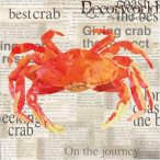 PPD Szalvéta 33x33cm Crab Shack