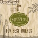 PPD Szalvéta 33x33cm For Best Friends  20db