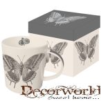 PPD Porcelán bögre - Botanical Butterfly