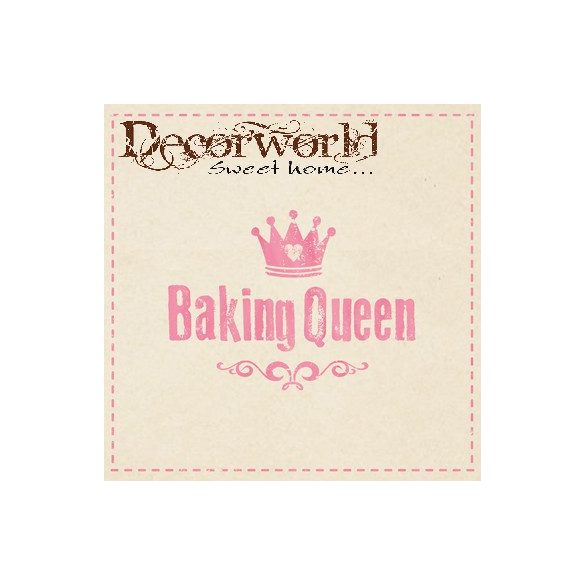 PPD Szalvéta 33x33cm Baking Queen  20db