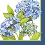 PPD Szalvéta 33x33cm Blue Hydrangea  20db