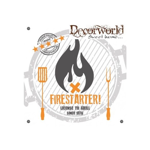 PPD Szalvéta 33x33cm Firestarter white 15 db