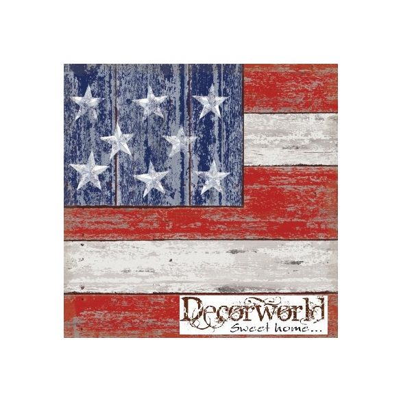 PPD Szalvéta 33x33cm Vintage America  15 db