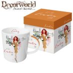 PPD Porcelán Bögre díszdobozban - London City Girl