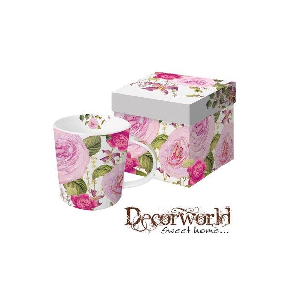 PPD Bögre díszdobozban Princess Rose