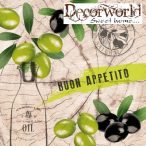 PPD Szalvéta 33x33cm Buon Appetito wood  15 db