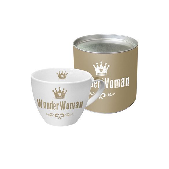 PPD Bögre nagy díszdobozban WonderWoman real gold
