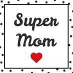 PPD Szalvéta 33x33cm Super Mom  20db