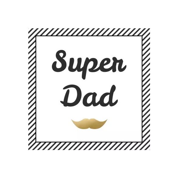 PPD Szalvéta 33x33cm Super Dad  20db
