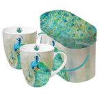 PPD Bögre díszdobozban sett/2 Peacock Royale