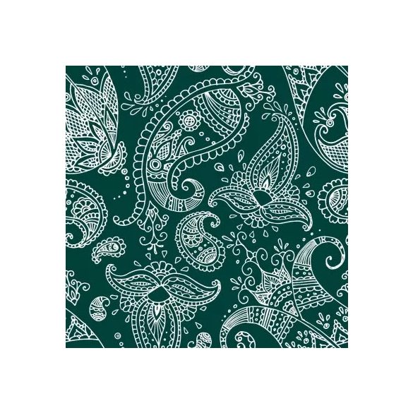PPD Szalvéta 33x33cm Paisley sage  20db