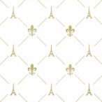 PPD Szalvéta 33x33cm French Style gold  20db